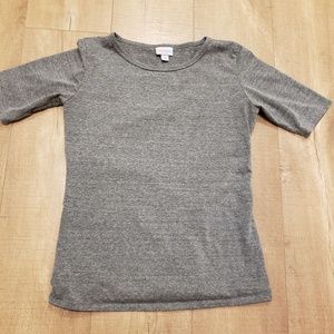 LulaRoe Small Heathered Gray Gigi